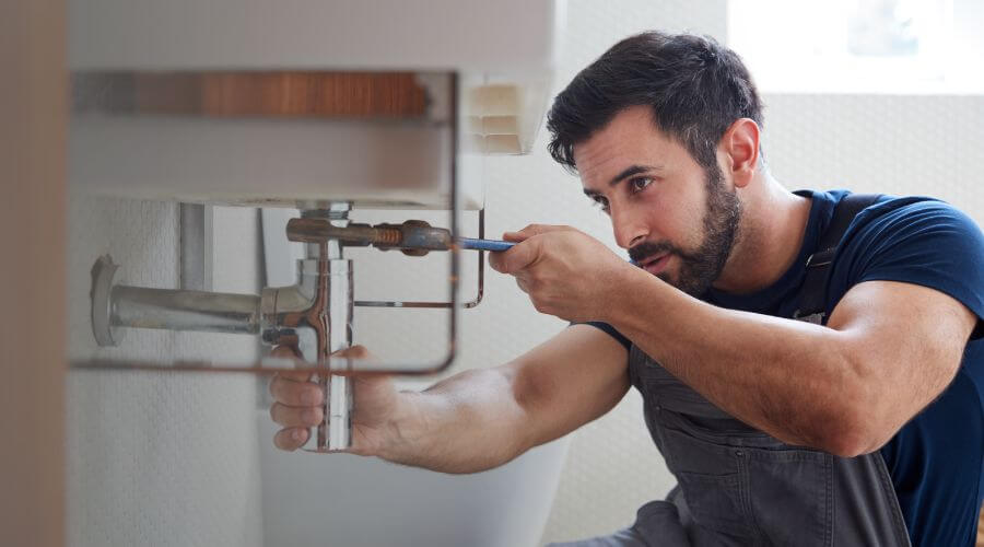 Water heater leaking fix in Fortville, IN
